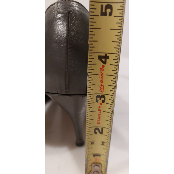 Destiny Snakeskin Heels/Pumps, Gray, Size 6B, Vintage 70s/80s , EUC - Picture 8 of 10